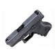 Страйкбольный пистолет WE GLOCK-27 gen4, металл слайд, сменные накладки, WE-G006B-BK
